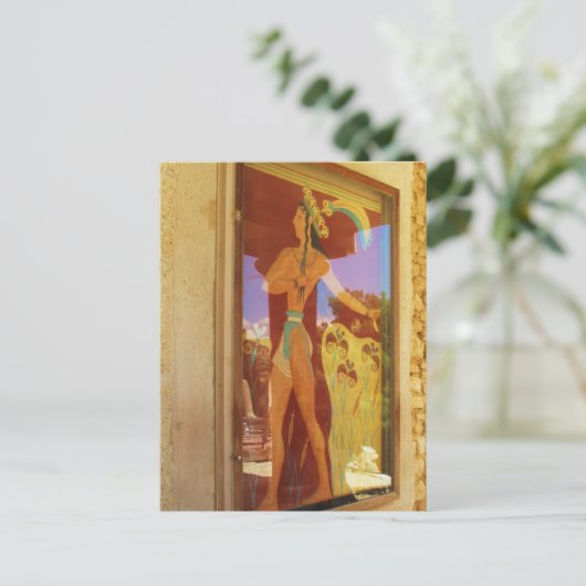 ノッソス・フレスコのミノア絵画宮殿 ポストカード (スタンド正面)