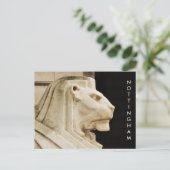 ノッチンガムの獅子像 ポストカード (スタンド正面)