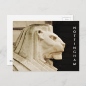 ノッチンガムの獅子像 ポストカード (正面/裏面)