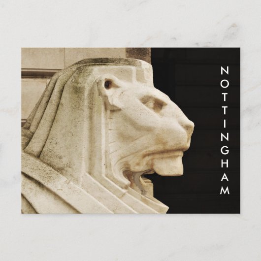 ノッチンガムの獅子像 ポストカード (正面)
