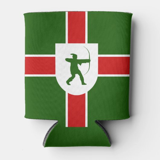 ノッチンガムシャー州旗クーラーボックス 缶クーラー (正面)