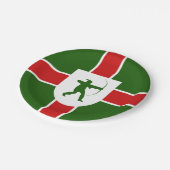 ノッチンガムシャー州旗紙プレート ペーパープレート (アングル)