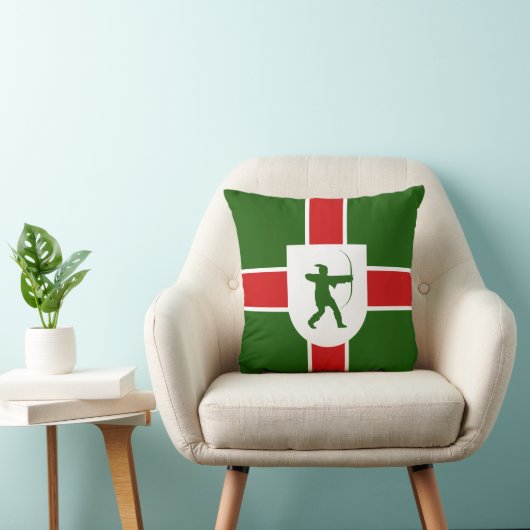 ノッチンガムシャー州旗装飾用クッション クッション (椅子)