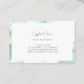 ノッチンガムトーンウォーターカラービジネスカード 名刺 (裏面)