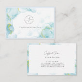 ノッチンガムトーンウォーターカラービジネスカード 名刺 (正面/裏面)