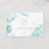 ノッチンガムトーンウォーターカラービジネスカード 名刺 (正面)