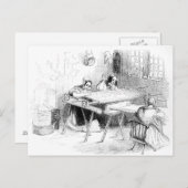 ノッチンガムレースメーカーでの一日 ポストカード (正面/裏面)