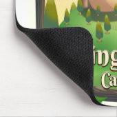 ノッチンガム城旅行ポスター マウスパッド (コーナー)