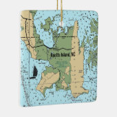 ノッツアイランドノースカロライナ セラミックオーナメント (右)