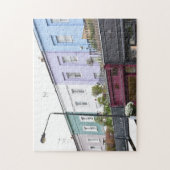 ノッティカラフルングヒルウェストロンドンUKの家 ジグソーパズル (縦)