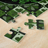 ノッティケルト結び目模様アイリッシュドラゴンジグソーパズル ジグソーパズル (側面)