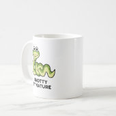 ノッティバイ自然おもしろいスネークパン コーヒーマグカップ (正面左)
