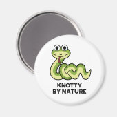 ノッティバイ自然おもしろいスネークパン マグネット (正面/裏面)