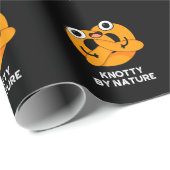 ノッティバイ自然おもしろいプレッツェルプンダークBG ラッピングペーパー (ロールコーナー)