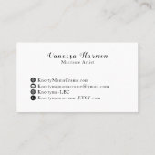 ノッティママホワイト縁ど 名刺 (裏面)