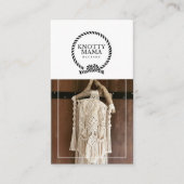 ノッティママホワイト縁ど 名刺 (正面)