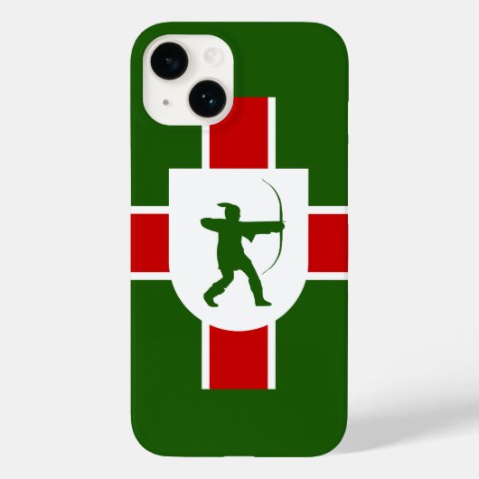 ノッティンガムシャーの旗 Case-Mate iPhoneケース (裏面)