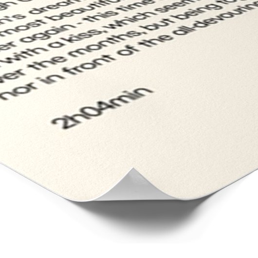 ノッティングヒルロジャーミシェルミニマリストムービーヴィンタ ポスター (角)