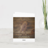 ノッティーノート茶素朴木文房具 ノートカード (裏面)