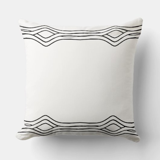 ノットなし部族腰枕 クッション (正面)