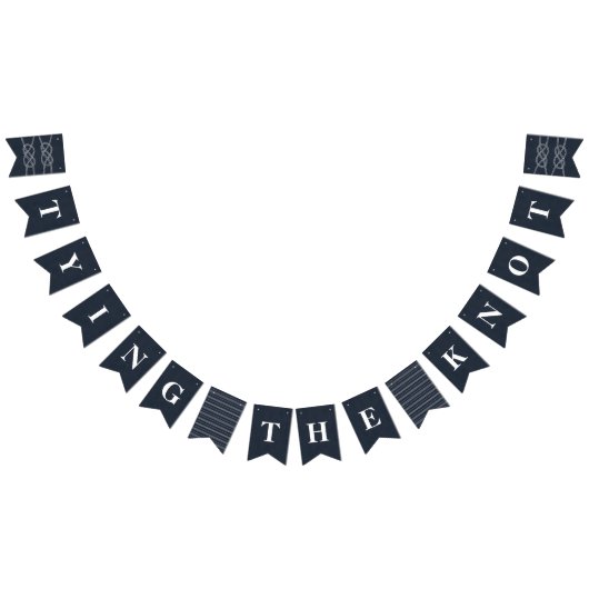 ノットバント図解入りの、写真付きのバナーフラグ – 海軍 バンティングフラッグ (全)