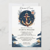 ノットボートシップ海軍ブルーリハ航海のーサルディナー 招待状 (正面)