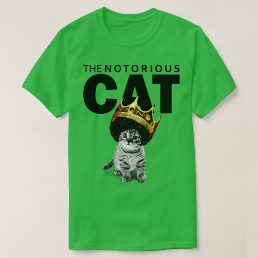ノットリウス猫 Tシャツ (デザイン正面)