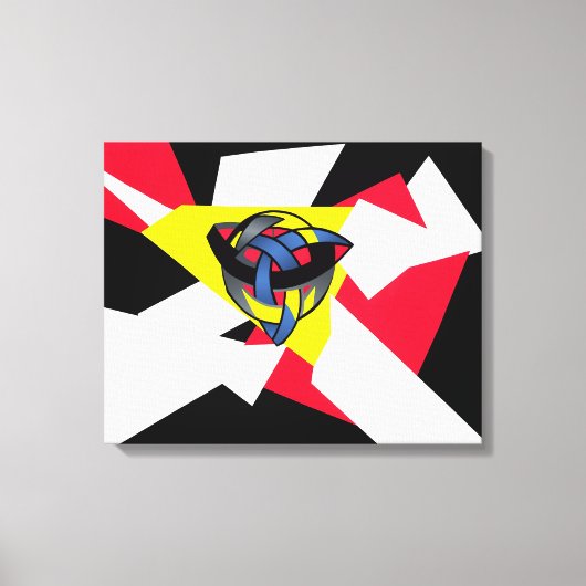 ノットワールドモダンケルトのキャンバス印刷 キャンバスプリント (正面)