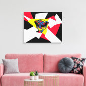 ノットワールドモダンケルトのキャンバス印刷 キャンバスプリント (インサイチュ (リビング))