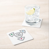 ノット付きDAoCスクエアコースター スクエアペーパーコースター (インサイチュ)