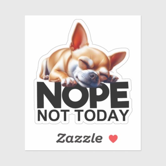 ノッペノットトゥデイチワワ シール (シート)