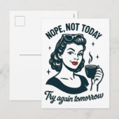 ノッペノットトゥデイレトロコーヒー引用文 シーズンポストカード (正面/裏面)