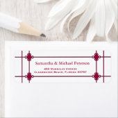 ノッ中国のト結婚アドレス ラベル (インサイチュ)