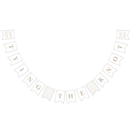 ノッ図解入りの、写真付きのトバンティングバナーフラグ – Tan バンティングフラッグ (全)