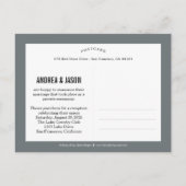 ノッ大切ク結婚の発表 – ライトピーチ 案内ポストカード (裏面)