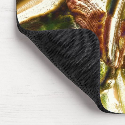 'ノッ素朴トウッドスタンプ切り出し倍率' マウスパッド (コーナー)