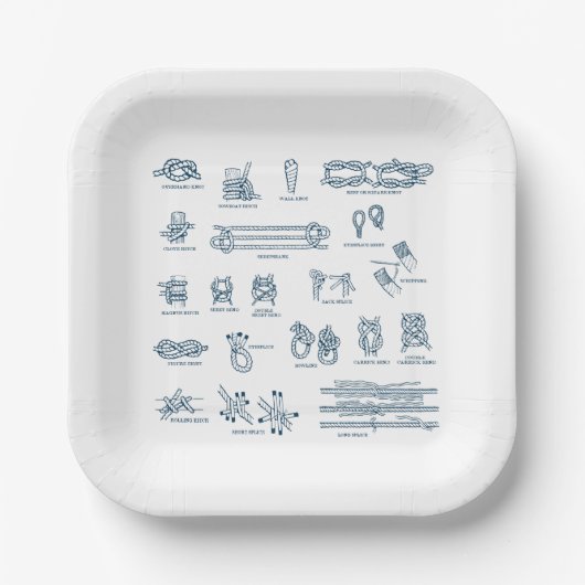 ノッ航海のトとスプライス ペーパープレート (正面)