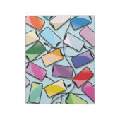 ノッ頭が切れるチ付き電話 ノートパッド (回転)