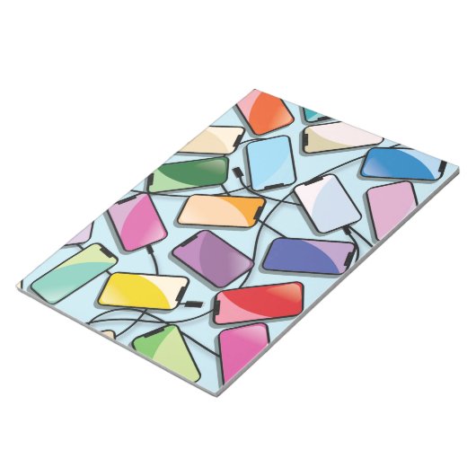 ノッ頭が切れるチ付き電話 ノートパッド (アングル)