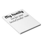 ノテおもしろいッパギフト女性の家族のユーモアのギフト ノートパッド (アングル)