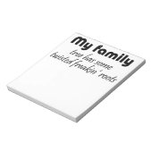 ノテおもしろいッパギフト女性の家族のユーモアのギフト ノートパッド (回転)