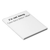 ノテおもしろいパギフトユニークアイディアオフィスのユーモア ノートパッド (アングル)