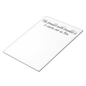 ノテおもしろいパギフト事務所ユーモアユニークギフトアイディア ノートパッド (アングル)