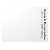 ノテおもしろいパギフト事務所ユーモアユニークギフトアイディア ノートパッド (正面)