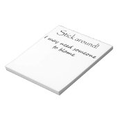 ノテおもしろいパギフト事務所ユーモアユニークギフトアイディア ノートパッド (回転)