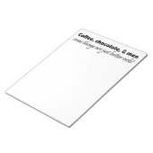 ノテおもしろいパギフト女性のオフィスのユーモアのギフト ノートパッド (アングル)