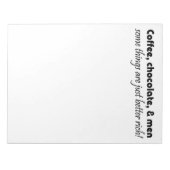 ノテおもしろいパギフト女性のオフィスのユーモアのギフト ノートパッド (正面)