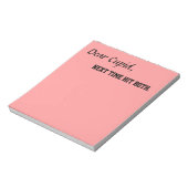 ノテおもしろいパットギフトアンチバレンタインのギフトジョーク ノートパッド (回転)