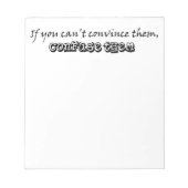 ノテおもしろいーパユニークーのgagのジョークのギフトユーモア ノートパッド (正面)