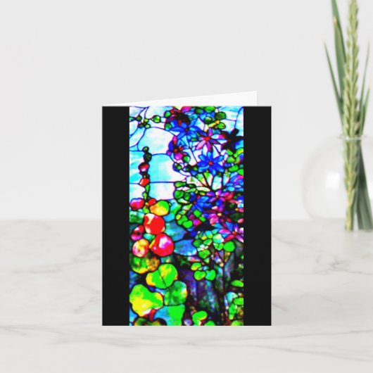 ノテカードステンドグラス – ルイ・ティファニー3 カード (正面)